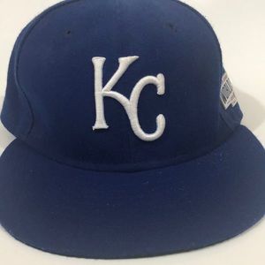 Blue & white Kansas City World Series Hat